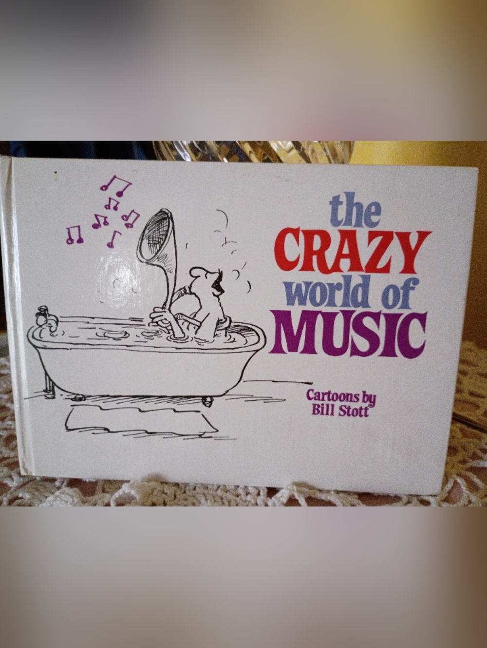 Vintage, "Crazy World Of Music", Funny Cartoons, Bill Stott 1988 Exley